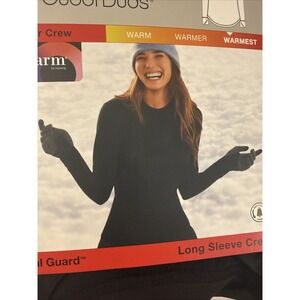 ClimateRight Cuddl Duds Women's Small Long Sleeve Crew Thermal Guard Top Warmest